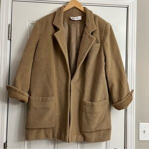 Vintage Robert Leonard Union Made Wool Jacket Women’s Size M/L Missing Size Tag